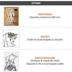 ESCABEAU DIRECT - MATISERE Escabeau Pro 9 Marches - PIRL9RM -Pas Cher Échelle Magasin 9385335 4