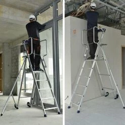 ESCABEAU DIRECT - MATISERE Escabeau Pro 5 Marches - PIRLF5/ALU -Pas Cher Échelle Magasin 9385519 4