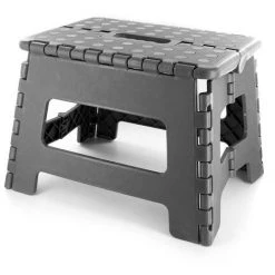 JE CHERCHE UNE IDEE Marche Pied Pliable Compact Gris - Gris 6 JE CHERCHE UNE IDEE Marche Pied Pliable Compact Gris - Gris -Pas Cher Échelle Magasin 9505908 3